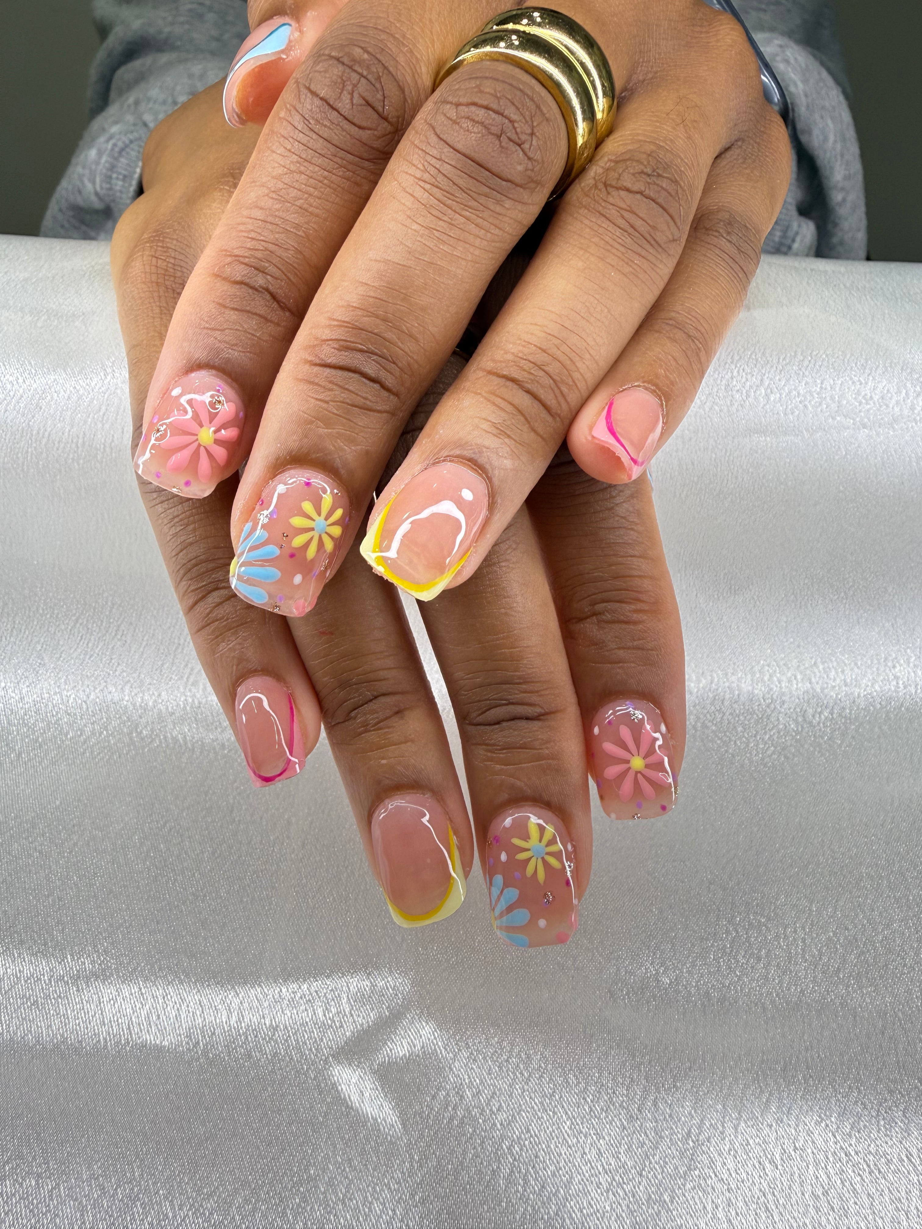 Short Square Nails