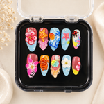3D Beach Vacation Nail Set