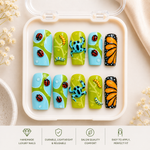 Garden Critters Press-On Nails – Whimsical Nature-Inspired Nail Set