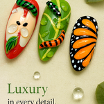 Garden Critters 3D Press-On Nails