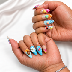 3D Beach Vacation Nail Set