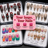 100% Handmade Custom Press-on Nail to Your Door for 45$ Flat Rate