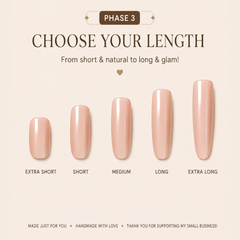 100% Handmade Custom Press-on Nail to Your Door for 45$ Flat Rate