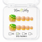 Summer Citrus Press-On Toenails