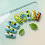 Garden Critters 3D Press-On Nails