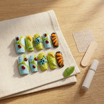 Garden Critters 3D Press-On Nails